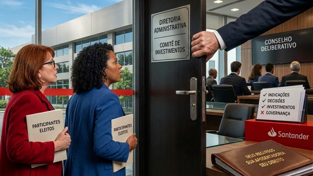Grave! Banesprev exclui participantes da governança e entrega cargos de eleitos a indicados do Santander